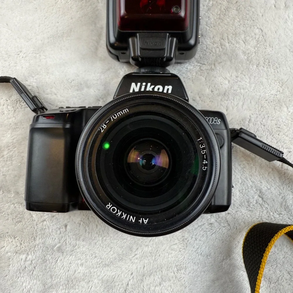 Nikon‎ N8008s 35mm SLR Film Camera w/ AF Nikkor 28-70mm Lens & SB-24 Flash
